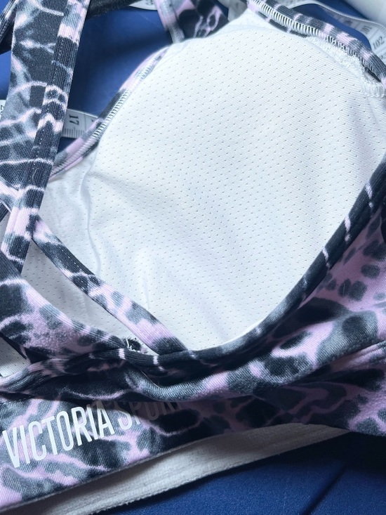 Victoria’s Secret Sport VSX Women’s Pink Strappy Tie-Dye Sports Bra Size Small - Picture 12 of 16